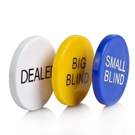 Button chip / Dealer chip, Big Blind, Small Blind, All In High Quality Plastic Material