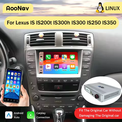 Sale IS200t IS300h Android Auto For Lexus IS 250 300 350 2005-2019 Linux Wireless Carplay Smart Deco