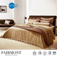 Omazz ผ้าปู 5ฟุต 1ชิ้น Collection Fairmont รหัส Deep Peach