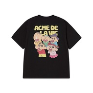 เสื้อยืดแขนสั้นของแท้100% Acme De La Vie ADLV SHINCHAN AND FRIENDS
