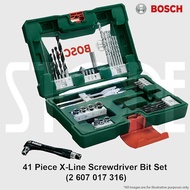 Bosch 41 pcs Drill Bit and Screwdriver Bit Accessory Set with Angle Driver