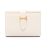 【二手】愛馬仕 HERMES 三折皮夾 Bearn Combination Craie 皮革 Bearn Combination Craie 女士全新未使用