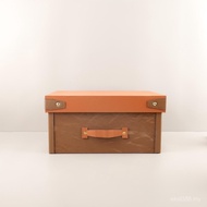 Soft Modern Simple Living Room Entrance Leather Storage Box Decoration Storage Box Bedroom Decoratio