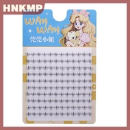 HNKMP Lazy Person Single Cluster Lower Lashes False Lashes Segment Large Capacity Lashes On Camera