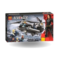 [✅Baru] Mainan Pesawat Brick Plane Superhero Blackwidow Heli 11508