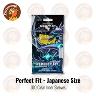 Dragon Shield - Perfect Fit Japanese Size 100 Clear Inner Sleeves - ซองใส่การ์ด ชั้นในสุด สำหรับการ์ดขนาดญี่ปุ่น ( Yugioh Vanguard battle spirits )