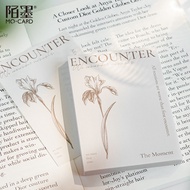 Mozhi wu Research Institute Series Literary Non-Sticky Notepad Message Notebook Collage Decoration N