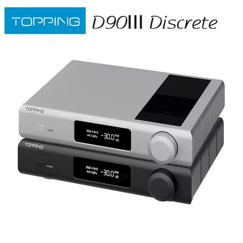 TOPPING D90 III Discrete Fully Balanced HiFi DAC PCM768 DSD512 BT5.1 Support LDAC with Remore Contro