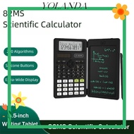 YOLAN 82MS Scientific Calculator, 2-In-1 Foldable 82MS 240 Function Writing Tablet Math Calculator, 