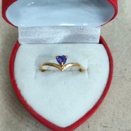 cincin mata 1 ungu love 1/2 gram emas muda