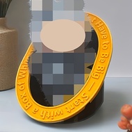 Suitable for labubu 17cm Doll Display Box, Compatible with 10cm Doll, Golden Collar Display Stand, M