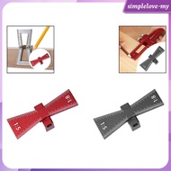 [SimpleloveMY] Dovetail Marker Gauge Aluminum Alloy Multifunctional Dovetail Marking Jig for DIY Woo