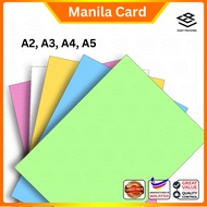Manila Card  220Gsm A2/A3/A4/A5 Kad Manila Mix light Color Paper