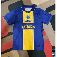 Jersi Sri Pahang Away 2023 Pahang Ranger Jersey 2023 Pahang Fc Retro Collar Jersey Training Blue Football Plus Size Unisex Jersey Custom Name and Number Premium(Ready Stock)