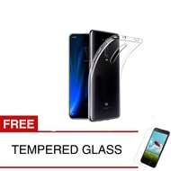 Case for Xiaomi Redmi K20 - K20 Pro - 6.39 inch - Clear - Free Tempered Glass - Ultra Thin Soft Ca