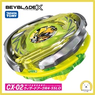 Takara Tomy BEYBLADE X CX-02 Wizard Arc R4-55LO Starter 3 Blades With Thunder