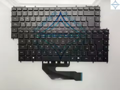 New US LA UK UI Latin English Per-Key RGB Backlit For DELL ALIENWARE X15 R1 R2 X15R1 X15R2 05C5XP 00