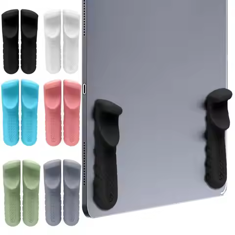 Silicone Gaming Handle for Tablet Suction Cup Anti-Slip Gamepad Grip Ergonomic Detachable for PUBG/K