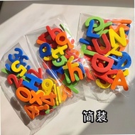 Magnetic English Letter Stickers Magnetic Numbers Refrigerator Stickers Educational Children's Toys 
