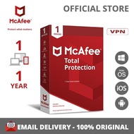 McAfee Total Protection Antivirus Software 1 เครื่อง 1 ปี License