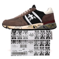 รองเท้าผ้าใบ Putian PREMIATA รองเท้ากีฬาสำหรับผู้ชายรองเท้าผ้าใบลำลองสีดำและสีขาว Meng9630-CB