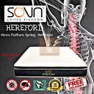 (Ready Stock)SOVN{United Kingdom} Hereford 10" Micro Posture Spring Mattress