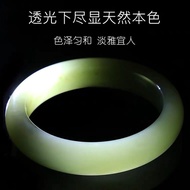 Natural Hotan Jade Bangle celet Women Fine Jewelry Genuine Chinese Hetian Jades Nephrite Bangles For Girlfriend Mom Gifts