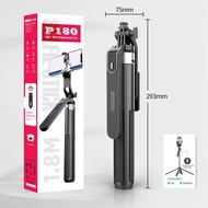 CAMUDY Selfie Stick P180 Tripod Wireless 1.8m. Foldable Come With Remote Bluetooth Rechargeable Spec