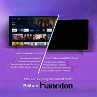 Baru! Bisnis Lokal Hancdon Digital TV 19/24 inch Android LED 24 inch