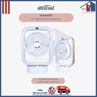 Mistral MHV600RT 6" High Velocity Table Fan
