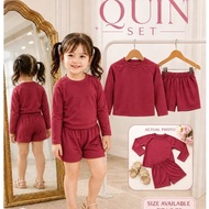 TOPSTYLE QUIN rash guard set swimwear for kids 4 to 6 years old terno longsleeve top and short