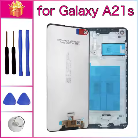 For samsung galaxy A21S A217 lcd display touch screen digitizer for samsung A21S phone lcd screen re