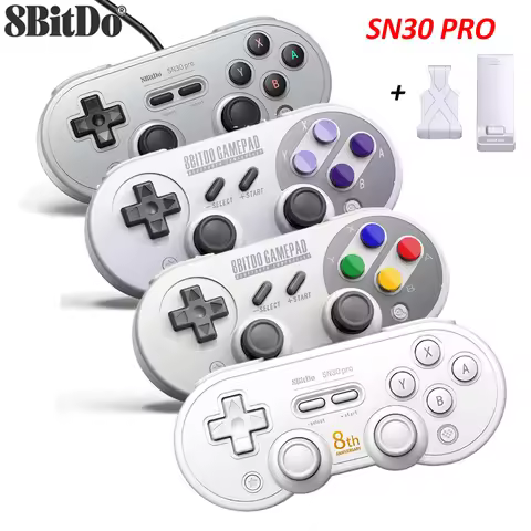 1 Or 2PCS 8BitDo SN30 Pro Wired USB Gamepad Game Control for NS Switch Windows Raspberry Pi SN Editi