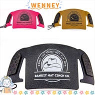 WEY Hat Strap, with Lanyard Solid Color Cowboy Hat Cinch, Creative Detachable Leather Hat Strap Clip