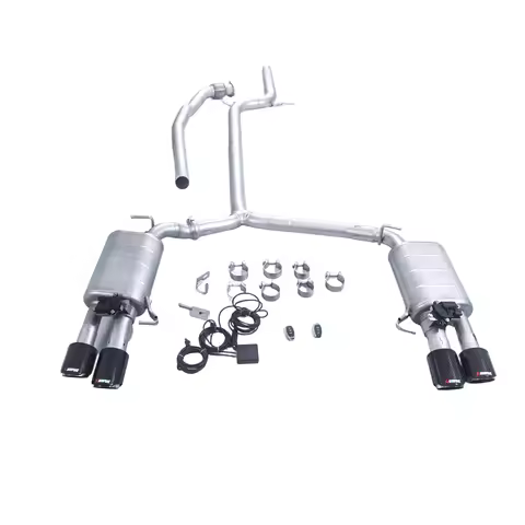 Suitable for 2008-2016 Audi A4 A5 1.8T 2.0T B8 catback exhaust system four points 304 stainless stee