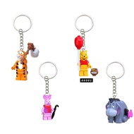 Lego Keychain Disney Series Winnie the Pooh/Tigger/Goofy/Eeyore Pendant Gift