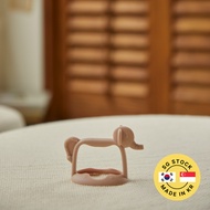 TGM - Platinum Silicone Elephanty Wrist Teether - Flamingo
