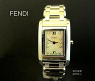 【摩利精品】FENDI 翻轉鑽錶*真品* 低價特賣