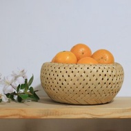 竹編系列 | 雙層竹編籃 | 糖點 水果籃 花器 | 傳統民藝竹編 自然