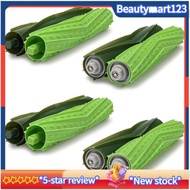 【BM】4 Sets Multi-Surface Rubber Brush Rollers,Replacement Parts Compatible for IRobot Roomba I&amp;E Series Replenishment Kit