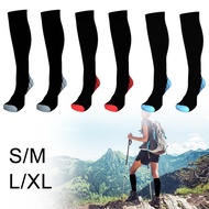 1 Pair Compression Socks High Sports Socks For Women Men Running Hiking Edema Varicose Veins Socks