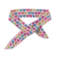 FuzzYard Cooling Bandana for Cats & Dogs Candy Hearts