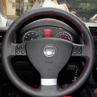 Customize DIY Microfiber Leather Car Steering Wheel Cover For Volkswagen Passat B6 Golf 5 Mk5 VW Jet