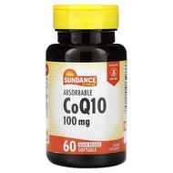 輔酶Q10 (100mg) 60粒 速釋軟膠囊 (非基因改造) 美國製造[3086][D37-3]