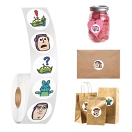 200 Pieces/Roll Toy Story Anime Decorative Sticker Roll - Sealing Decals for Skateboards, Phone Case