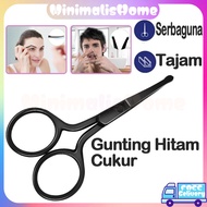 MATA Stainless Steel Blunt Nose Hair Eyebrow Scissors/Steel Blunt Tip Thread Eyebrow Scissors/Small 