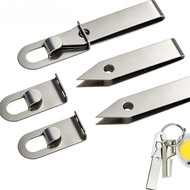 Delicate Keychain Tweezers, EDC Mini Light Handle Tool, Stainless Steel Travel Tweezers for Regular 
