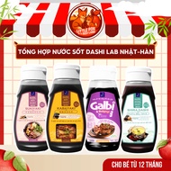 (NEW DATE) DASHI LAB Sauce Combo – 340g Bottle - Kabayaki, Sukiyaki, Galbi Bulgogi, Shira Dashi for 