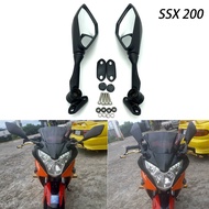 REALZIONMOTOR For Rusi Ssx200 Ssx Ssv 200 Side Mirror Foldable Plug Play Accessories 2Pcs