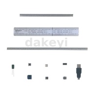 EQKIT AUL-50 Acoustic Level Indicator Kit DIY Voice Control Lamp Audio Spectrum 2x50-segment LED Lig